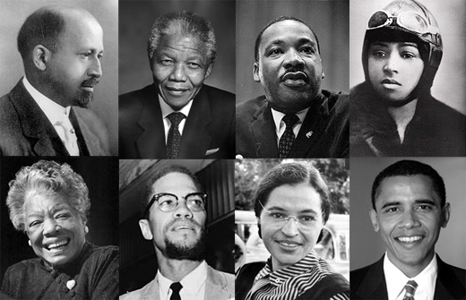 black history month collage