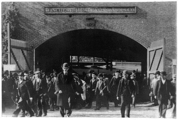 Workers Leaving Winchester-New Haven CT.jpg