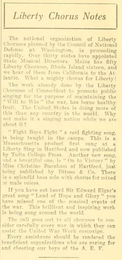 Connecticut Bulletin - Liberty Chorus Notes (11-15-1918).JPG