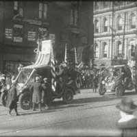 Armistice celebration, Main Street