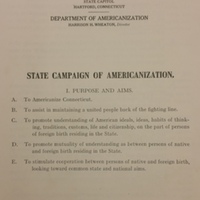 State Campaign for Americanization