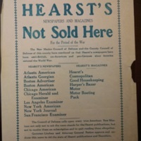 Hearst&#039;s Newspapers Not Sold Here