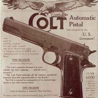 Advertisement: Victory Colt; Automatic Pistol Just Adopted by US Government!