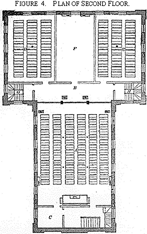 Plan of the Second Floor of theNormal School Library