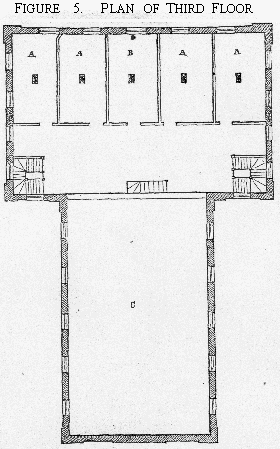 Plan of the Third Floor of the Normal School Library
