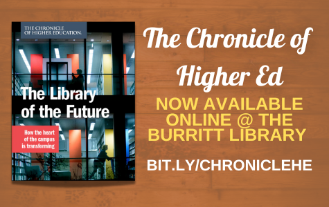 Access the Chronicle of higher Ed through the Burritt Library's subscription